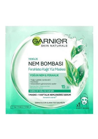 Garnier Canlandırıcı Nemlendiricili Kağıt Yüz Maskesi 150 ml