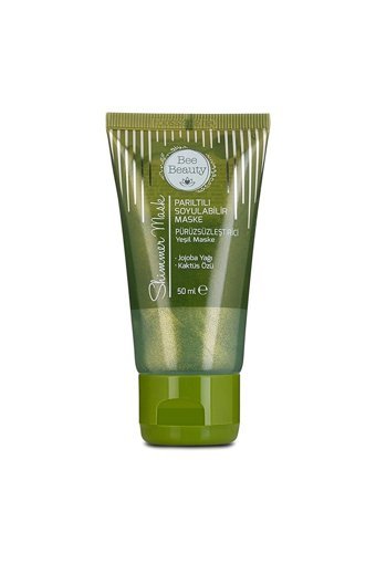 Bee Beauty Parıltılı Yeşil Soyulabilir Jel Yüz Maskesi 50 ml
