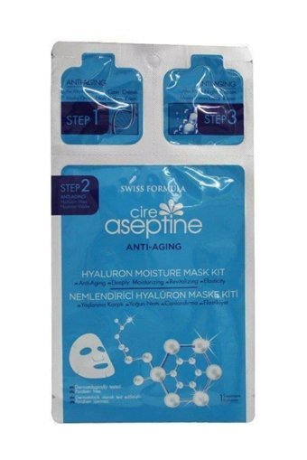Cire Aseptine Anti Aging Nemlendiricili Kağıt Yüz Maskesi