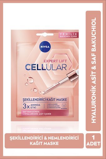 Nivea Hyaluron Cellular Killi Nemlendiricili Soyulabilir Kağıt Yüz Maskesi
