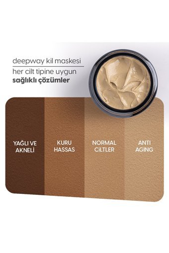 Deep Way Anti-Aging Killi Nemlendiricili Krem Yüz Maskesi