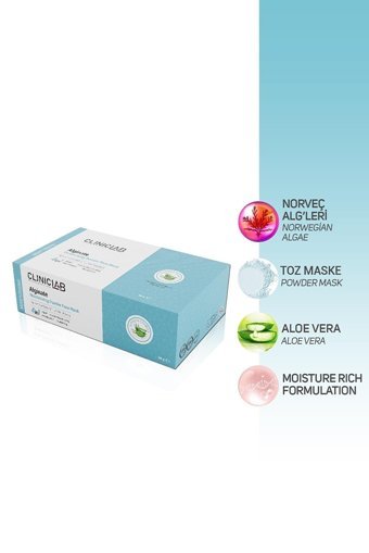 Cliniclab Aljinat Nemlendiricili Toz Yüz Maskesi