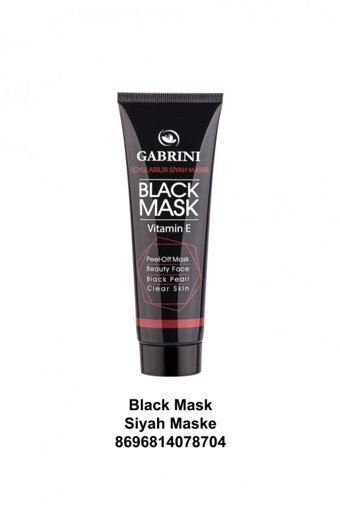 Gabrini Black Soyulabilir Jel Yüz Maskesi 80 ml