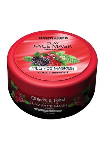 Black & Red Siyah+Orman Meyveli Killi Soyulabilir Krem Yüz Maskesi 250 ml+400 gr