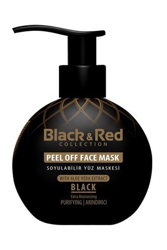 Black & Red Siyah+Orman Meyveli Killi Soyulabilir Krem Yüz Maskesi 250 ml+400 gr