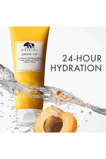 Origins Drink Up Kayısı Ve İsviçre Buzul Suyu İçerikli Nemlendiricili Krem Yüz Maskesi 75 ml