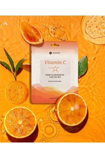 Jkosmec Skin Solution Vitamin C Nemlendiricili Soyulabilir Kağıt Yüz Maskesi