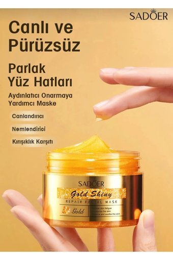 Sadoer 24K Nemlendiricili Jel Yüz Maskesi 120 gr