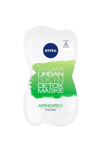 Nivea Urban Skin Nemlendiricili Soyulabilir Kağıt Yüz Maskesi 2x5 ml