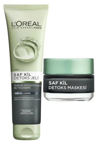 L'Oreal Paris Saf Kil Detox Killi Soyulabilir Jel Yüz Maskesi
