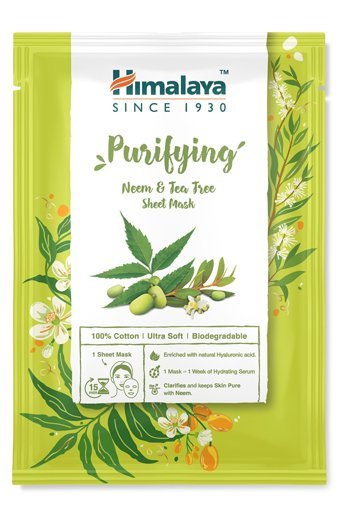 Himalaya Purifying Nemlendiricili Kağıt Yüz Maskesi 30 gr
