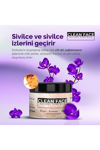 Clean Face Killi Jel Yüz Maskesi