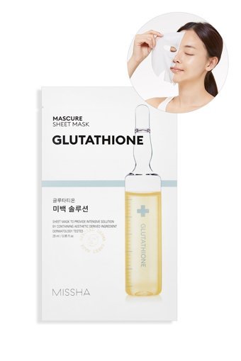 Missha Glutathione Nemlendiricili Soyulabilir Kağıt Yüz Maskesi