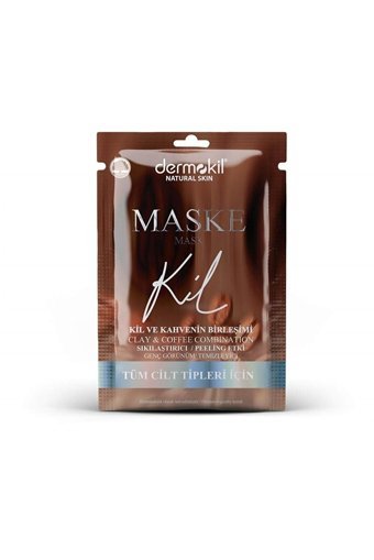 Dermokil Natural Sıkılaştırıcı Genç Görünüm Killi Nemlendiricili Kağıt Yüz Maskesi 15 ml
