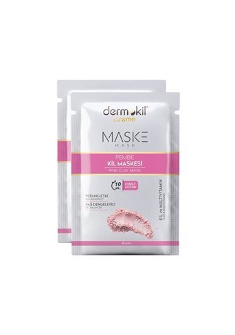 Dermokil Pembe Killi Jel Yüz Maskesi 2x15 ml