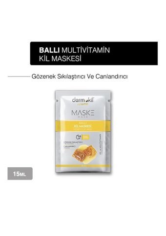 Dermokil Ballı Killi Jel Yüz Maskesi 2x15 ml