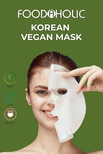 Foodaholıc Hyaluronik Asit Özlü Nemlendiricili Kağıt Yüz Maskesi