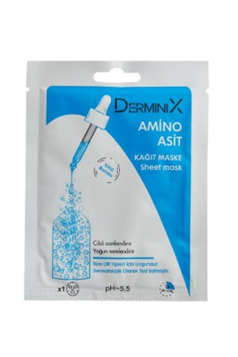 Derminix Nemlendiricili Kağıt Yüz Maskesi 3 Adet