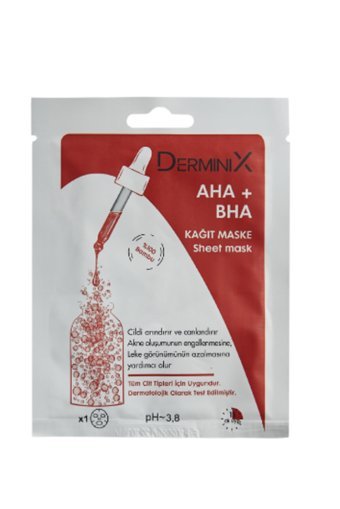 Derminix Nemlendiricili Kağıt Yüz Maskesi 3 Adet