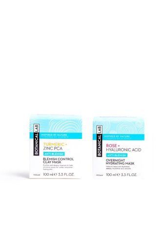 Botanicallab Gül Suyu Ve Hyalüronik Asit Killi Aloe Veralı Nemlendiricili Krem Yüz Maskesi 2x100 ml