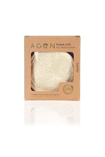 Agon Sarı Killi Toz Yüz Maskesi 250 gr + Kabak Lifli Yüz Peeling Diski