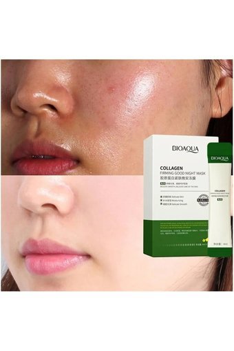 Bioaqua Kolajenli Sıkılaştırıcı Nemlendiricili Krem Yüz Maskesi 20x4 ml