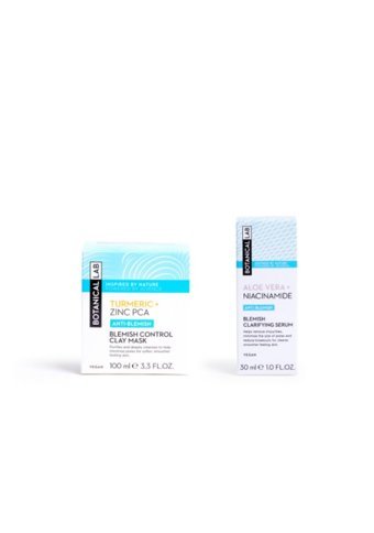 Botanical Lab Zerdeçal Leke Kontrolü Killi Aloe Veralı Nemlendiricili Toz Yüz Maskesi 100+30 ml