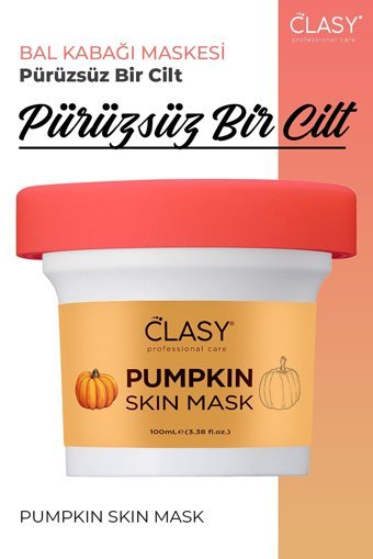 Clasy Care Pumpkin Skin Krem Yüz Maskesi 100 ml