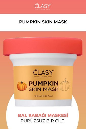 Clasy Care Pumpkin Skin Krem Yüz Maskesi 100 ml