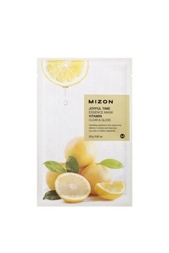 Mizon Joyful Time Essence Vitamin Nemlendiricili Soyulabilir Kağıt Yüz Maskesi 23 gr