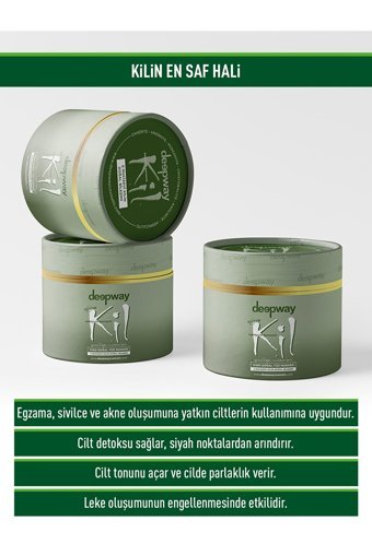 Deep Way Killi Nemlendiricili Toz Yüz Maskesi