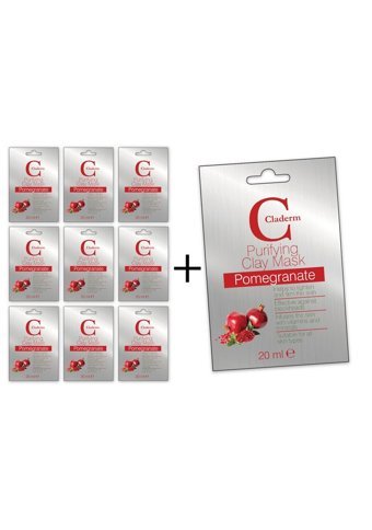 Claderm Pomegranate Killi Krem Yüz Maskesi 10x20 ml