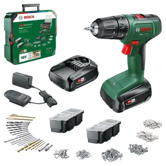 Bosch EasyDrill 18 V 2 Ah Kömürsüz Çift Akülü Vidalama Makinesi