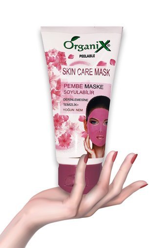 Organix Peelable Pembe Nemlendiricili Soyulabilir Krem Yüz Maskesi 150 ml
