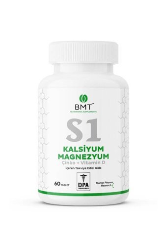Biomet S1 Kalsiyum Magnezyum Yetişkin 60 Adet