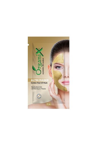 Organix Golden Peel Mask Nemlendiricili Soyulabilir Krem Yüz Maskesi 15 gr