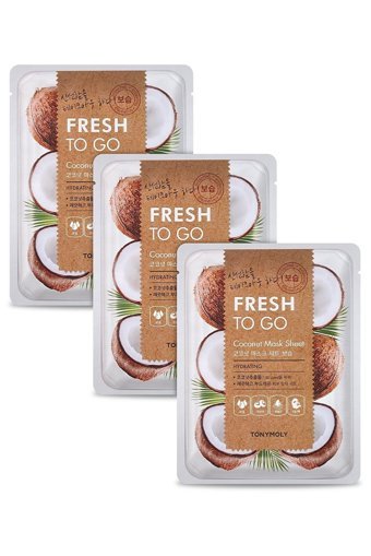 Tonymoly Fresh To Go Hindistan Cevizi Nemlendiricili Kağıt Yüz Maskesi