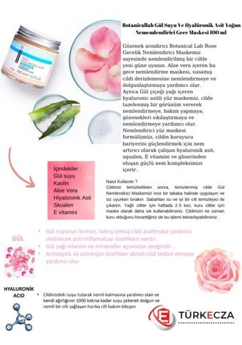 Botanical Lab Zerdeçal Leke Kontrolü Killi Krem Yüz Maskesi 2x100 ml