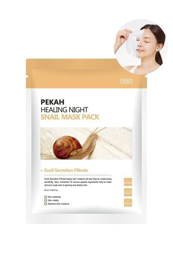 Pekah 16 Peptit Ve Snail Müsini İçeren Kağıt Yüz Maskesi 25 ml