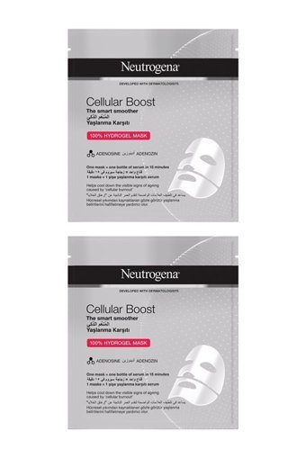 Neutrogena Cellular Boost Nemlendiricili Soyulabilir Jel Yüz Maskesi 2x30 ml
