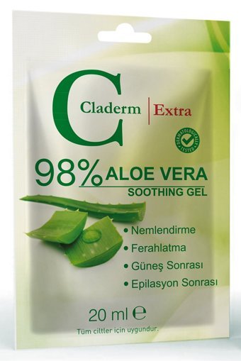 Claderm Soothing Jel Aloe Veralı Nemlendiricili Krem Yüz Maskesi 20 ml