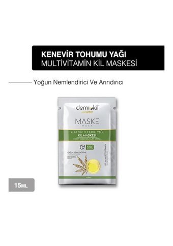 Dermokil Killi Nemlendiricili Soyulabilir Kağıt Yüz Maskesi 3x15 ml