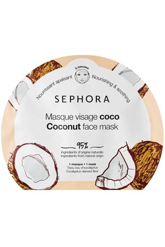 Sephora Hindistan Cevizli Nemlendiricili Kağıt Yüz Maskesi