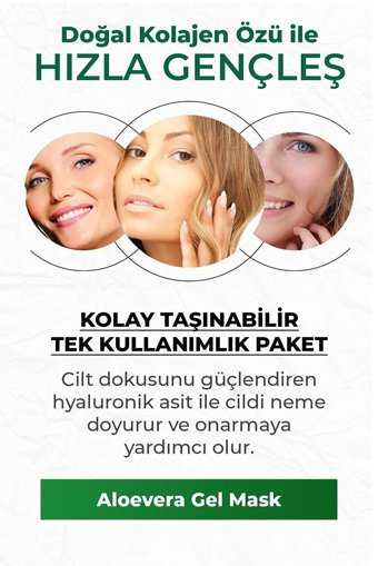 Clasy Care Jel Mask Aloe Veralı Nemlendiricili Jel Yüz Maskesi