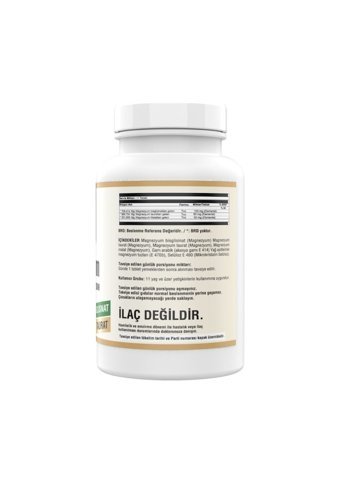 Ncs Magnesium Bisglisinat Yetişkin Mineral 90 Adet