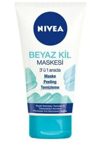 Nivea Beyaz Kil Killi Nemlendiricili Jel Yüz Maskesi 150 ml