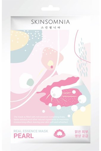 Skinsomnia Pearl Real Nemlendiricili Kağıt Yüz Maskesi