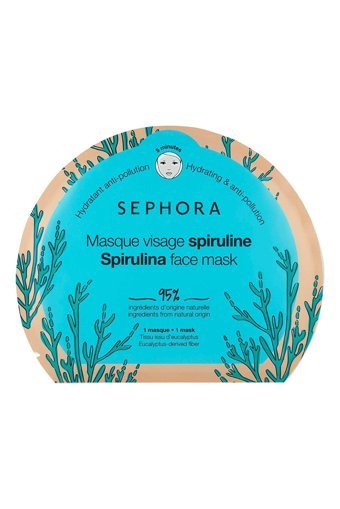 Sephora Spirulina Nemlendiricili Kağıt Yüz Maskesi 15 ml