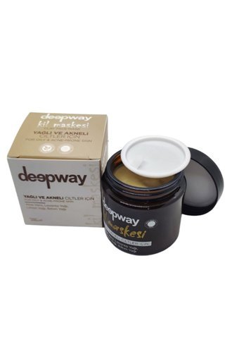Deep Way Yağlı Ve Akneli Ciltler Için Killi Nemlendiricili Krem Yüz Maskesi 100 ml