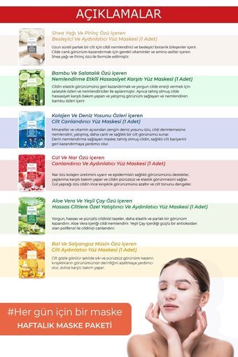 Deoproce Color Synergy Nemlendiricili Kağıt Yüz Maskesi 20 ml